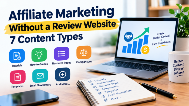 Affiliate Marketing Without a Review Website: 7 Content Types