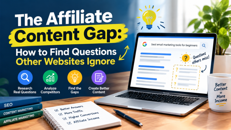 The affiliate content gap: how to find questions other websites ignore
