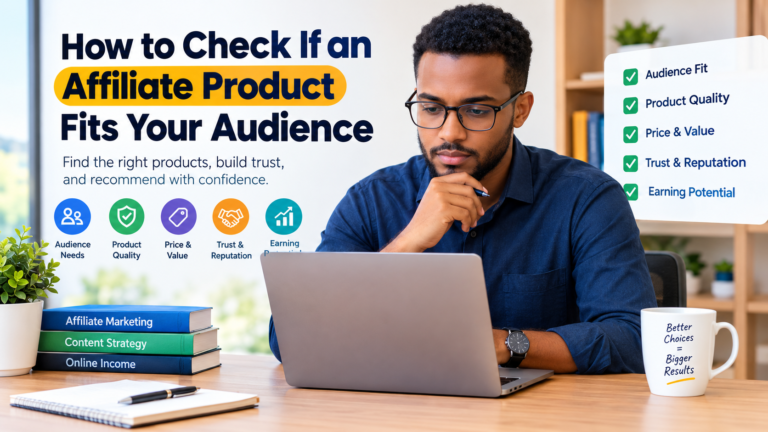 How to Check If an Affiliate Product Fits Your Audience