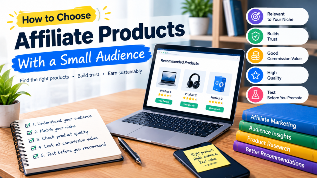 How to Choose Affiliate Products With a Small Audience