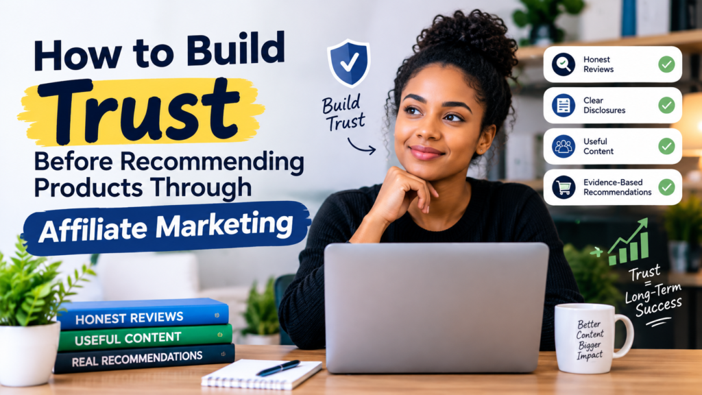 How to build trust before you recommend anything through affiliate marketing