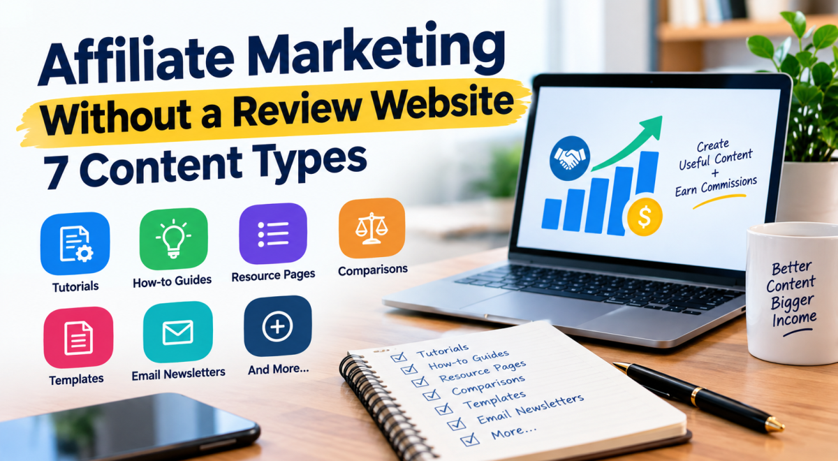 Affiliate Marketing Without a Review Website: 7 Content Types