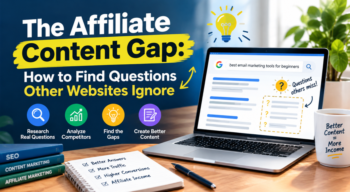 The affiliate content gap: how to find questions other websites ignore