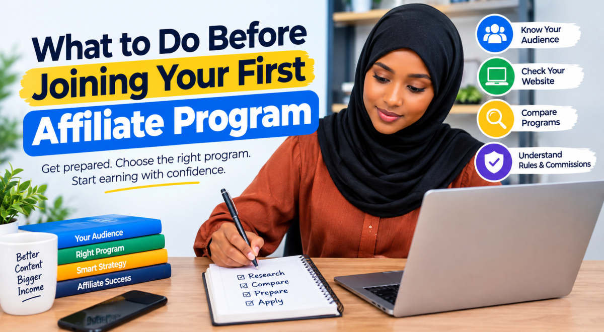 What to Do Before Joining Your First Affiliate Program