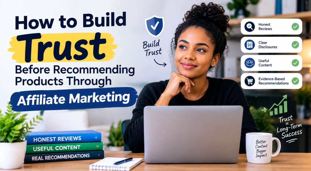 How to build trust before you recommend anything through affiliate marketing